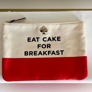 kate spade Red and Cream Crutch or Tablet Case